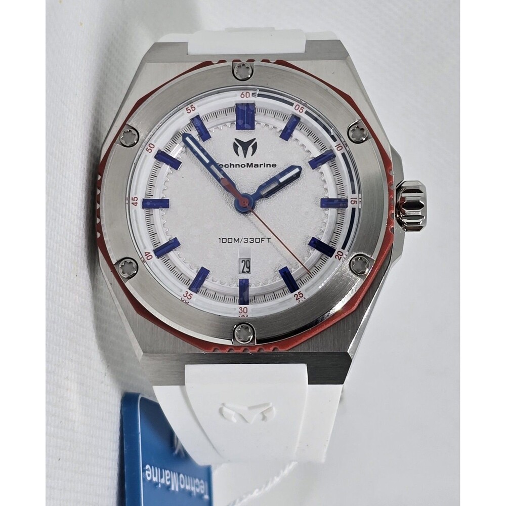 TechnoMarine Men's Coral Legacy 45mm Sport Quartz Watch TM-416066 - Picture 4 of 7